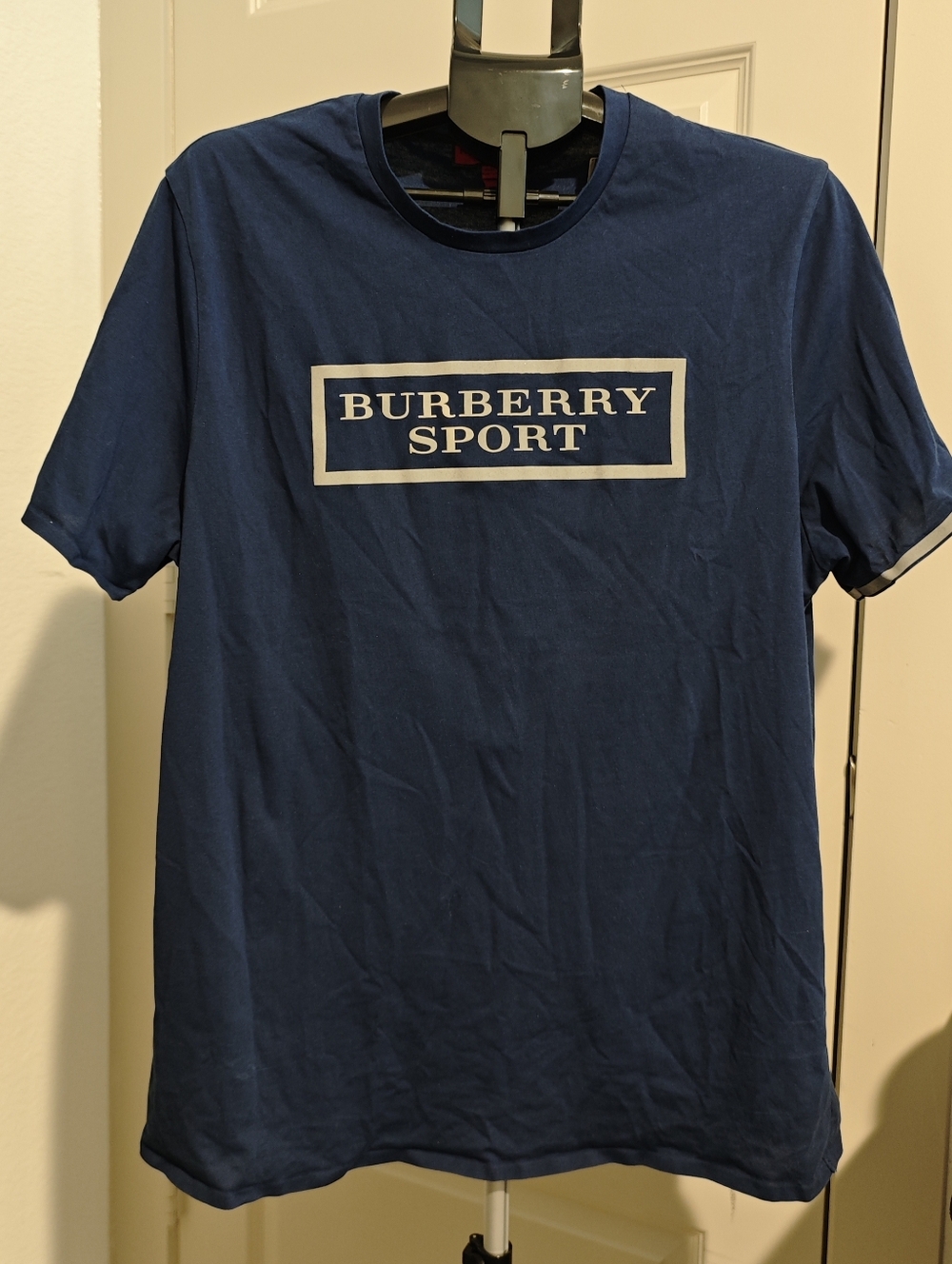 Burberry Sport Men’s Short Sleeve T-Shirt Dark Navy Size XXL